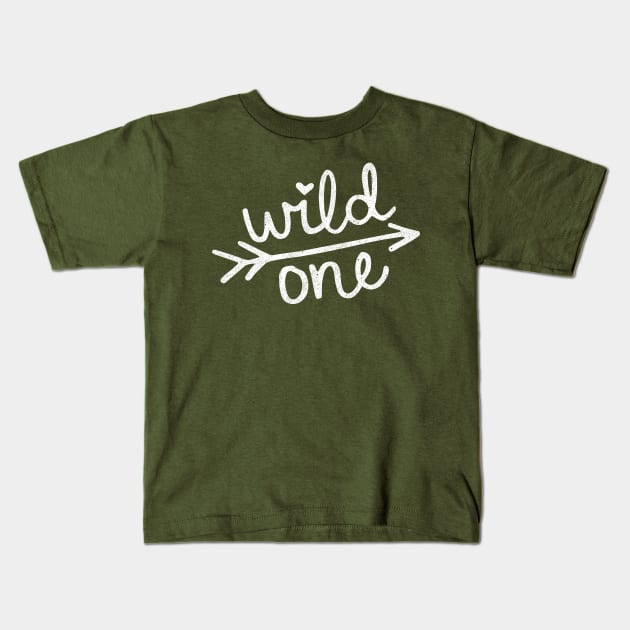 Wild One Kids T-Shirt by Tingsy